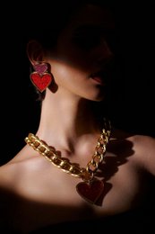 Diep hart | Halsketting