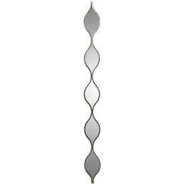 VÆGLAMPE MED 5 SØLVMETALSPEJLE _13,5X2X146CM-METAL:JERN ST71552