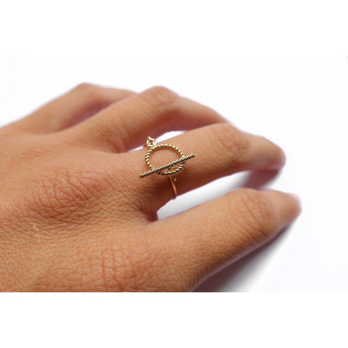 forgyldt MARTA ring