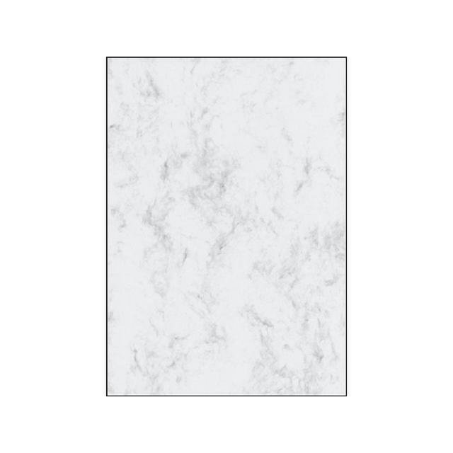 Papier projektowy Sigel A4 o gramaturze 200 g/m2, marmurkowo-szary, opakowanie 50 arkuszy