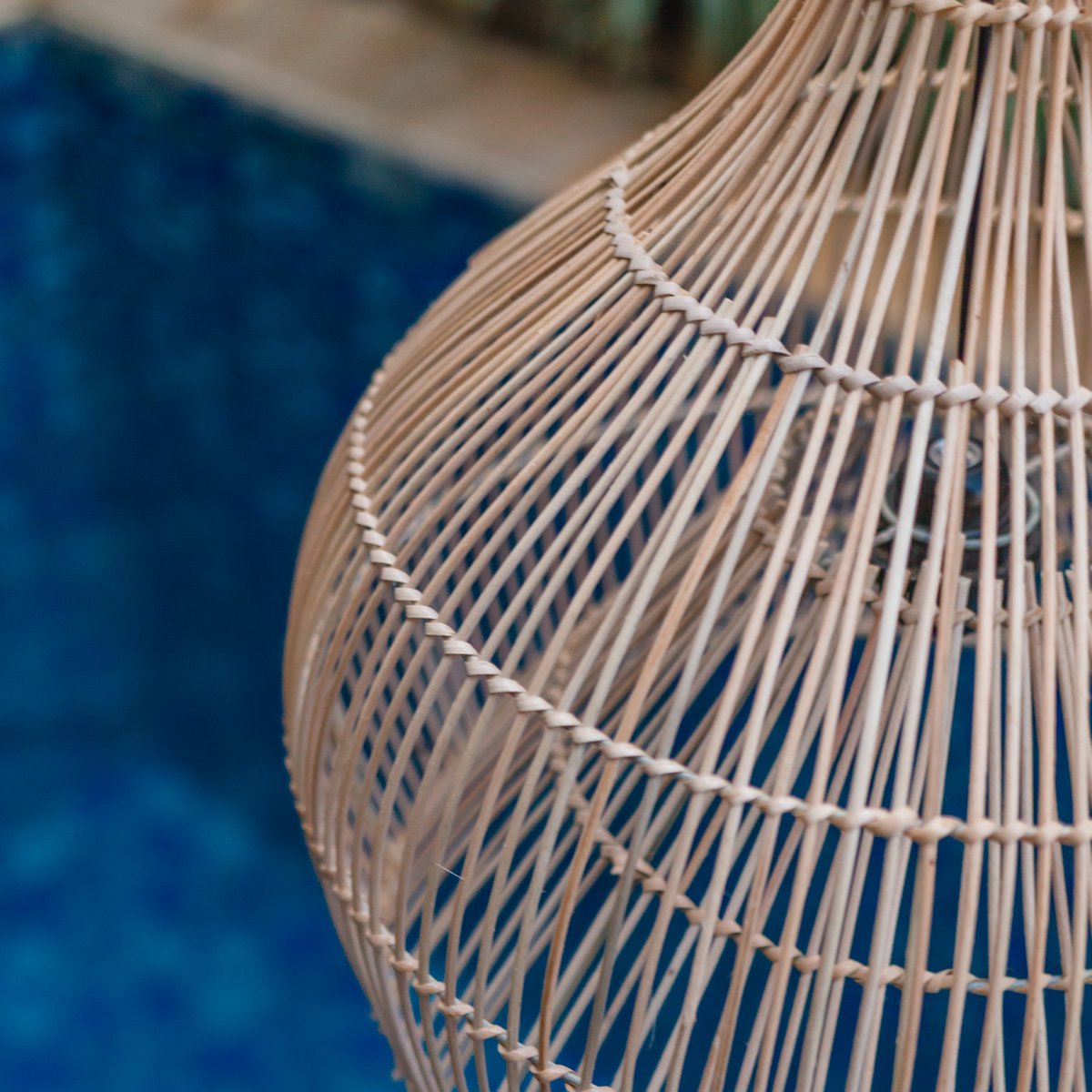 Rattan lampe | Lampeskærm | Pendel ALAM 40/50 cm