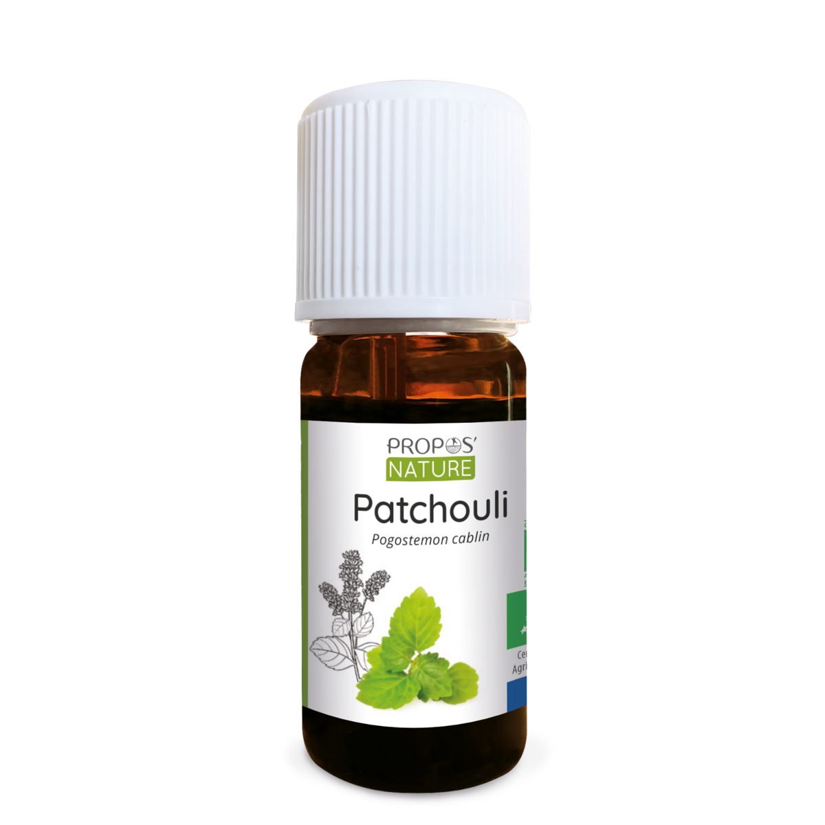 BIOLOGISCHE PATCHOULI ESSENTIËLE OLIE 10ML