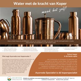 Puur koperen beker bloempatroon rand – 300 ml/105 g (zware uitvoering, in luxe geschenkverpakking)