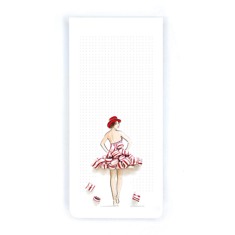 Notizblock | Pfefferminzkleid