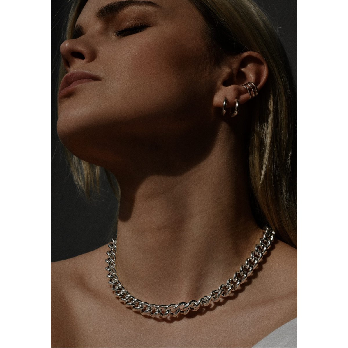 Ella Hoops Silver