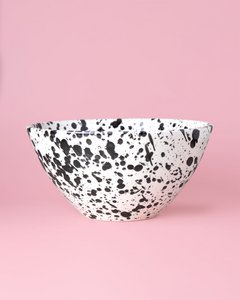 Keramische Slakom 21cm - Zwart en Wit - Galaxy