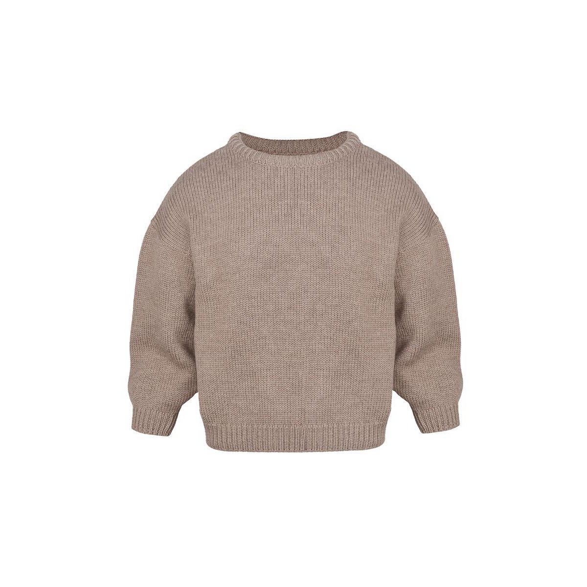 CHIARA sweater - 100% merinould - taupe