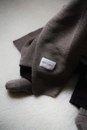Wiegdeken (70x100cm) - Lavorato a maglia - Merinowol