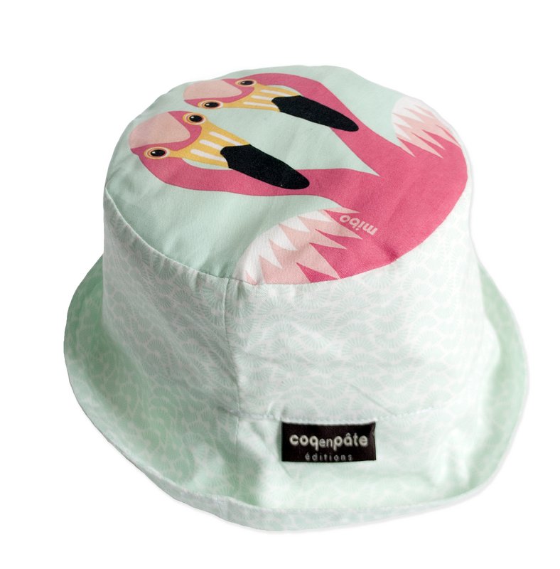 Pink Flamingo børnebøttehat