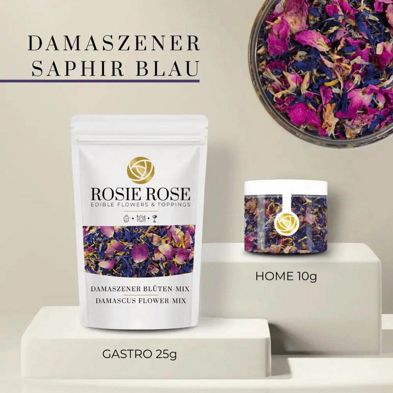 Damasco - Flores secas comestibles con aroma de rosa | B2B