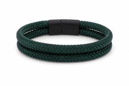 Touw armband 12mm - Caesar collectie | Editie zwart
