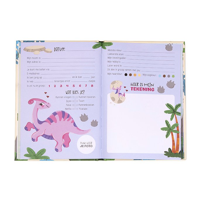Freundebuch Dinosaurier A5 // Jungen