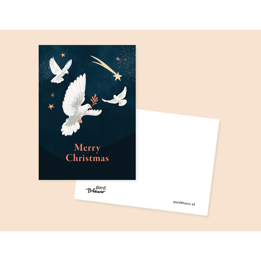 Kerstkaart "Peace Dove"