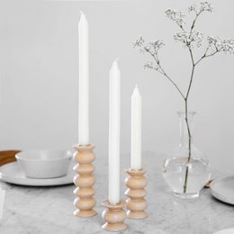 Candelabro de Madera Totem - Alto Nº 5
