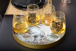 Kenya Elephant Round Tray