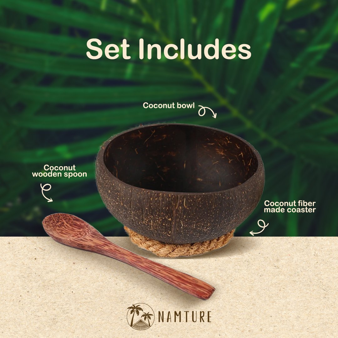 Coco bol set m • Eco amical • Natural