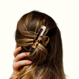 Pince à cheveux moyenne YOSMO – Acétate de cellulose de qualité supérieure – Durable et forte adhérence