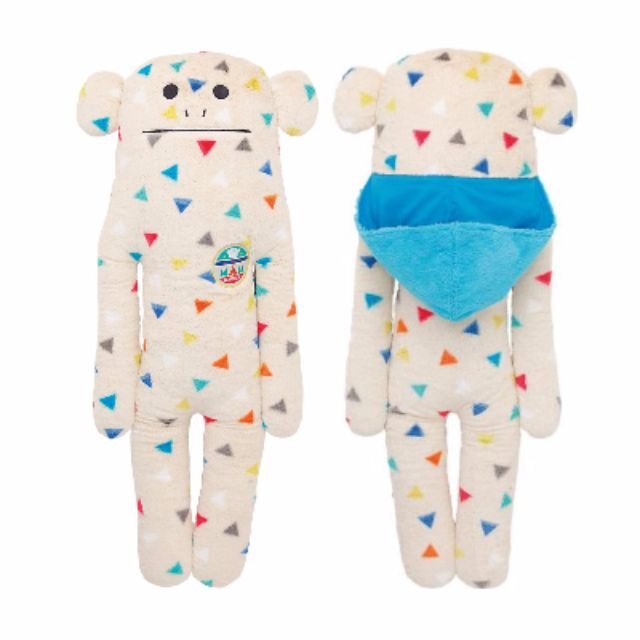 Cojín de peluche L - LORIS el mono "Campamento"