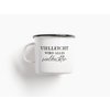 Tasse aus Emaille / Vielleichter