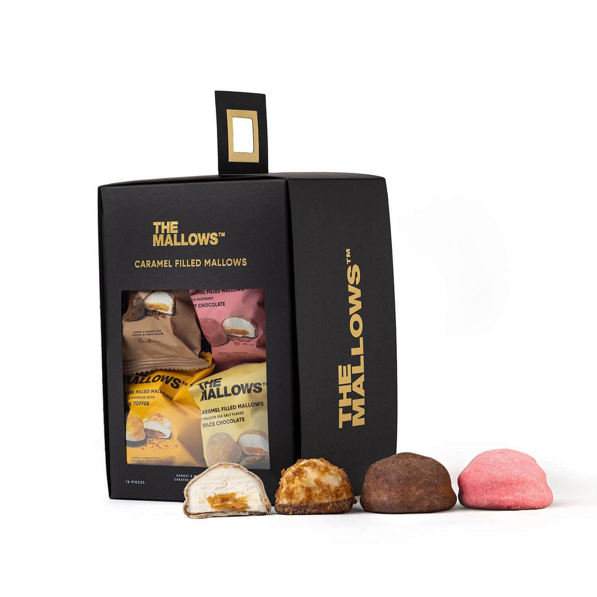 KARAMEL GEVULDE MALLOWS GESCHENKDOOS 16 ST