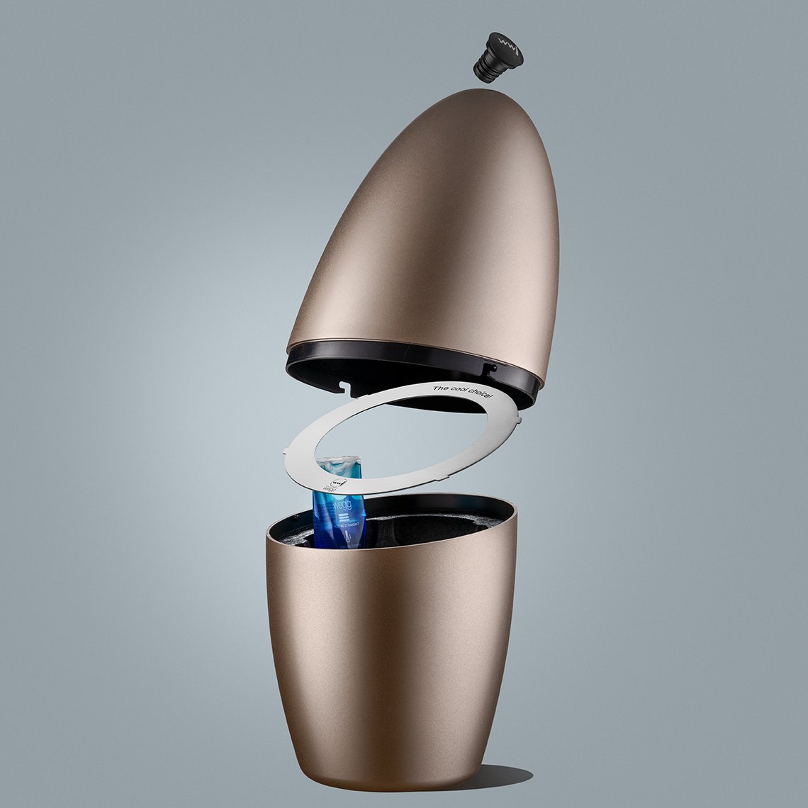 WEGG METAL - Wine and Champagne Cooler with Gel Bags Kit