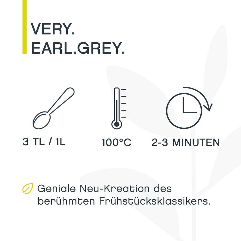 Meget Earl Gray, Bio, Schwarzer Tee, 125G