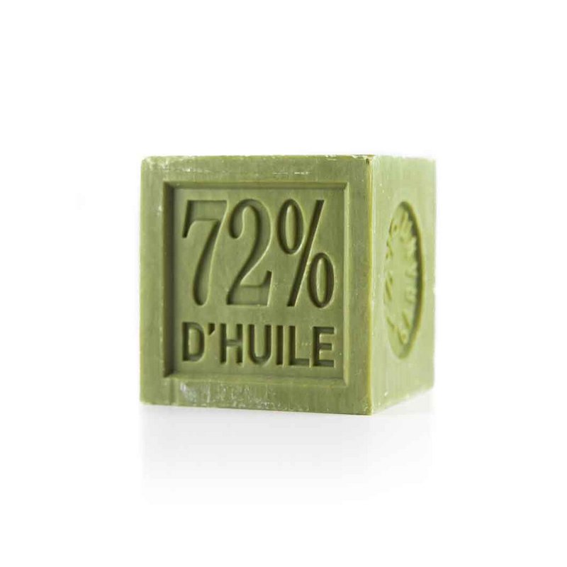 Sapone tradizionale di Marsiglia 100% olio d'oliva. Senza profumo né conservante. Cubo 300 g