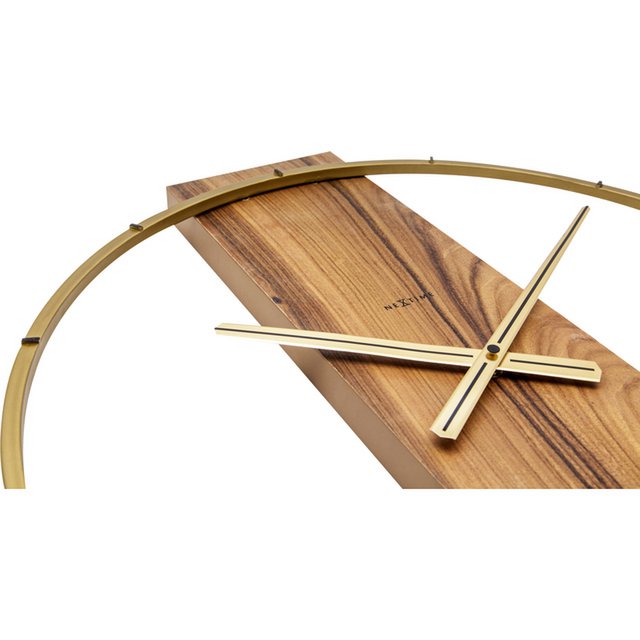 Horloge murale NeXtime Carl 50,8 x 58,2 cm marron