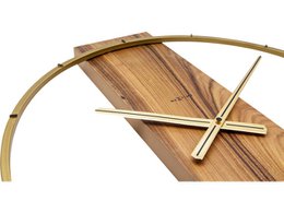 Vægur NeXtime Carl 50,8 x 58,2 cm brun