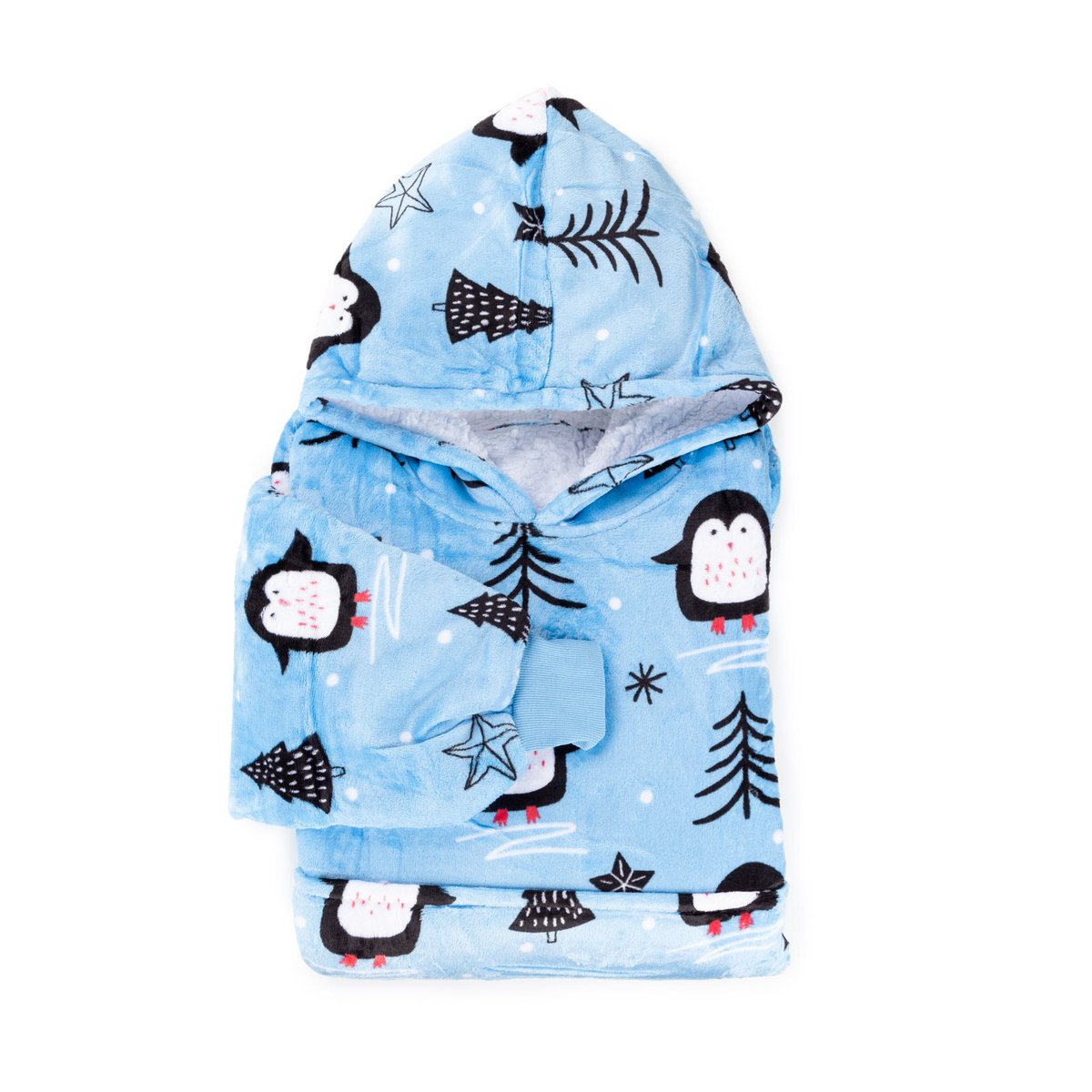 Vitapur - Hoodie blanket + socks - Penguin