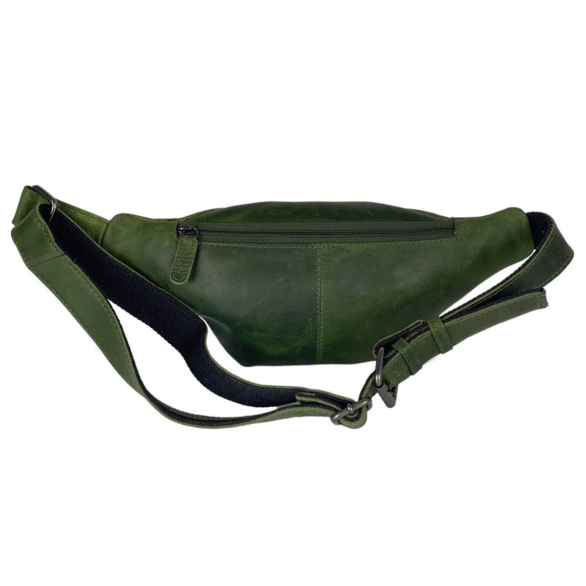 Taljetaske Læder - Fanny Pack Læder - Pouch Taske i 6 farver læder - Læder Belly Bag - Unisex model
