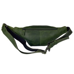 Taljetaske Læder - Fanny Pack Læder - Pouch Taske i 6 farver læder - Læder Belly Bag - Unisex model