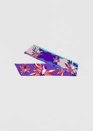 Foulard ruban Virginie Riou "Le petit colibri"