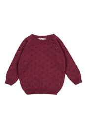 Maglia MADISON in cotone per bambini bordeaux