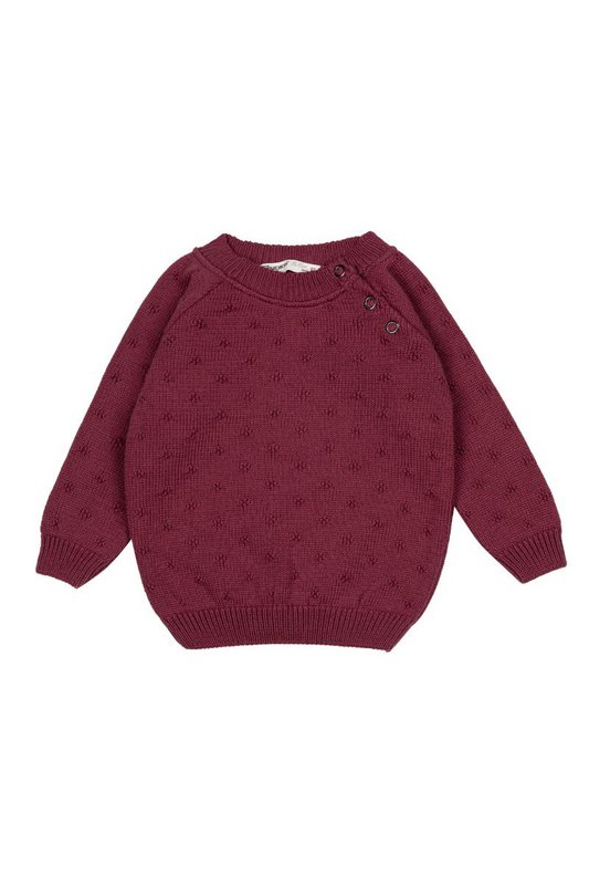 Maglia MADISON in cotone per bambini bordeaux