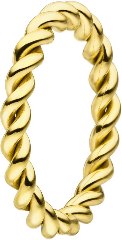Indsæt ring indeni 3 mm vendt guld
