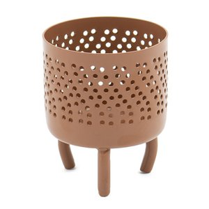 Tea holder on metal brique legs