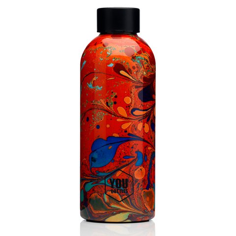 COLORED LAVA BOTTLES 500 ML