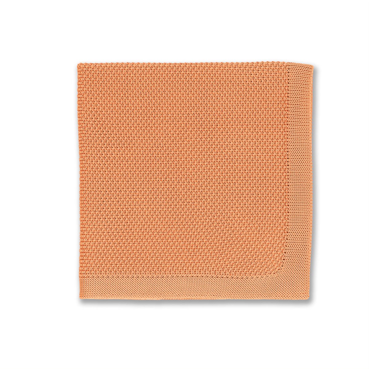 Coral fusion knitted pocket square