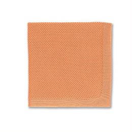 Coral fusion knitted pocket square