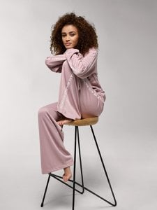 bruno banani Damen Hose mit weitem Bein