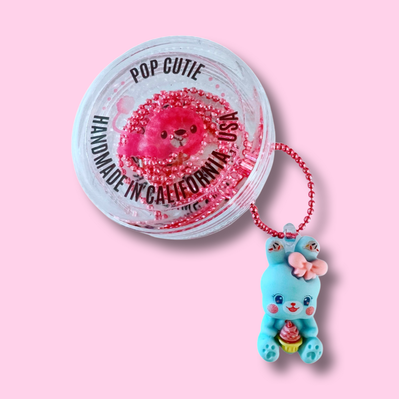 Pop Cutie Cup Cake Bunny Necklace