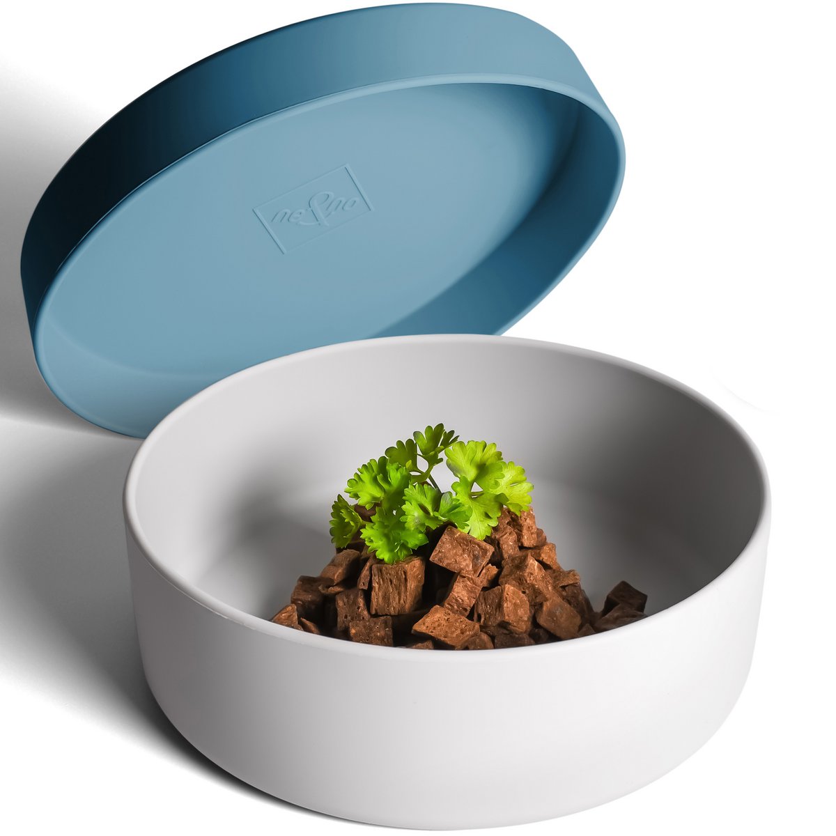 mit Deckel stone grey / steel blue