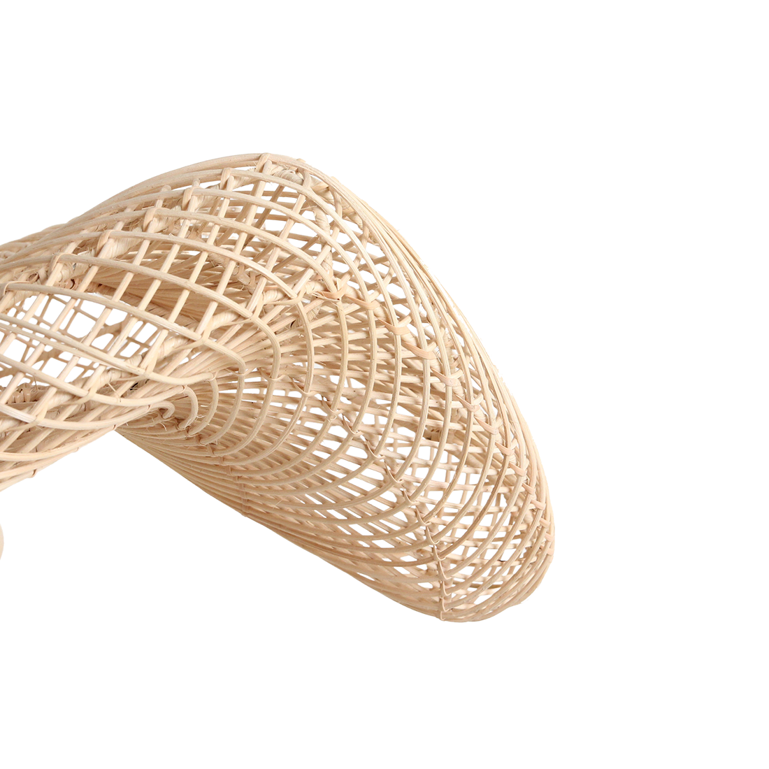 Wave hanging lamp natural large