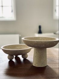 Inca Bowl - Travertine