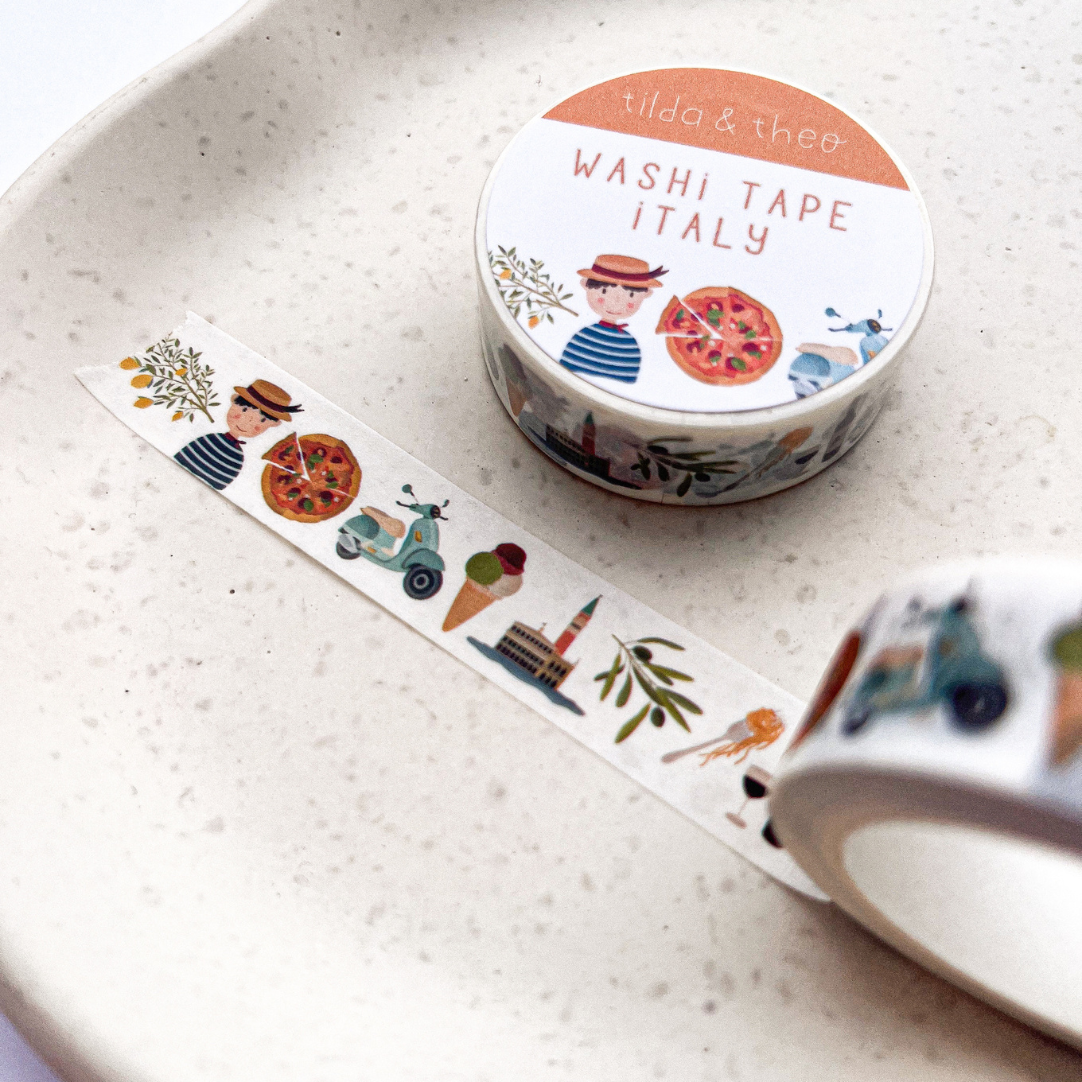 Washi Tape Italy - Nastro adesivo Masking Tape Italy Travel