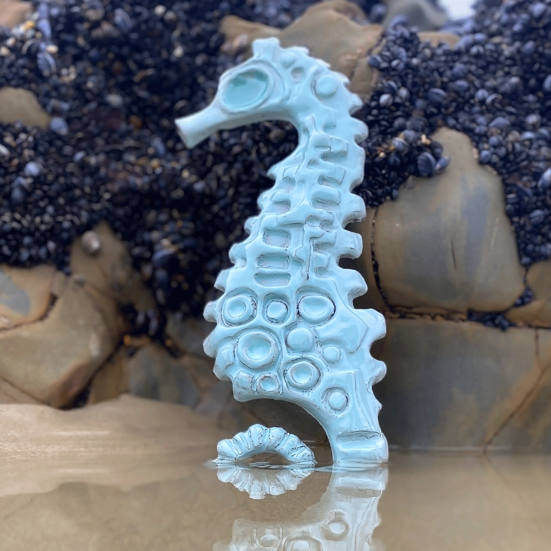 Ceramic Wall Art Seahorse