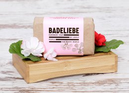 BADELIEBE - Cuore di sapone geranio oliva e olio di cocco