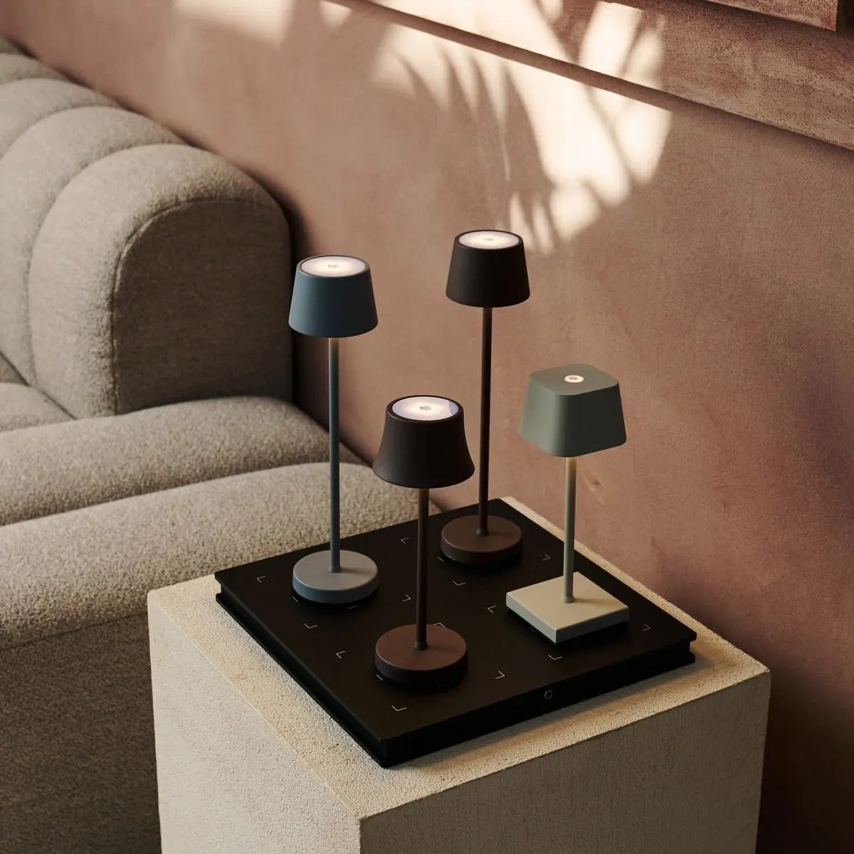 Lampe sans fil Vondel Mini Shadow Grey