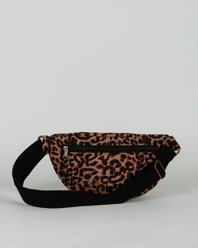 Leopard quiltet fanny pack